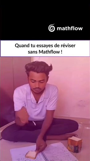 Quand tu essayes de réviser sans Mathflow !