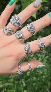 227K views · 10K reactions | Sterling spoon rings  Silverwearbyshana.com #vintage #spoonring #silverwearbyshana #spoon #upcycled #sterling | Silverwearbyshana.com | Facebook