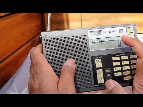 How to operate Sony ICF-7600D World Radio Receiver