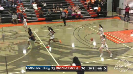 Tech falls 84-82 in overtime to Siena Heights ... Gully with her 10th double double of the season ... Covington with a season high 31pts | Indiana Tech Warriors