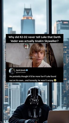 Why R2 Stayed Silent About Vader? #starwars