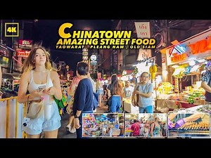 Bangkok's Chinatown Amazing street food! and shopping place!(March 2024)