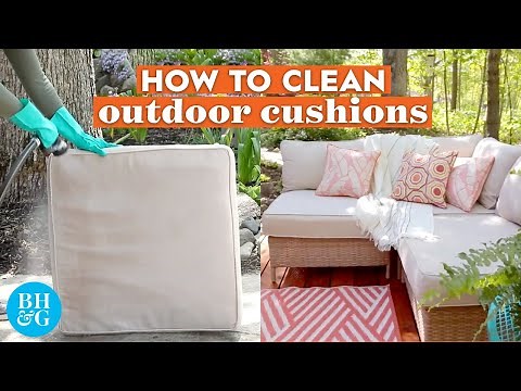 How to Clean Outdoor Cushions for a Fresh Outdoor Space | Basics | Better Homes & Gardens
