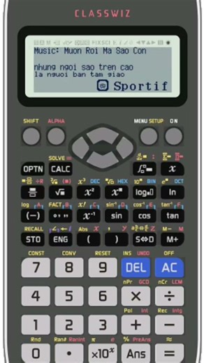 Muộn Rồi Mà Sao Còn (Lyrics + Sportify) Cre: me #casio #funny #hacker #code #music