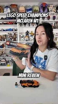 The LEGO McLaren W1 Speed Champions Mini Review! #rlfm #77257