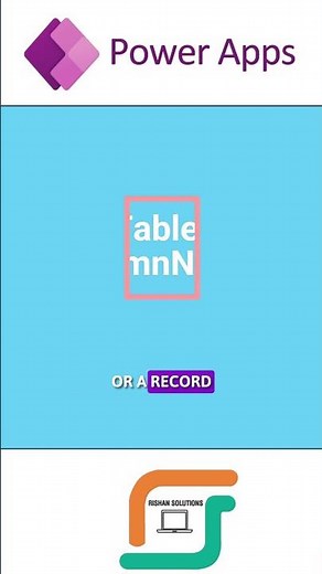 Sort and SortbyColumns In power apps #powerapps #tutorial #shorts