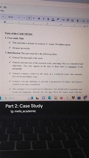 Formatear un Estudio de Caso: Parte 2