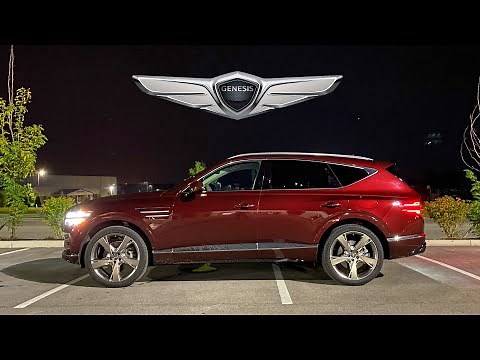 ALL-NEW 2021 Genesis GV80 Prestige AT NIGHT! | In-Depth Look at Exterior & Interior