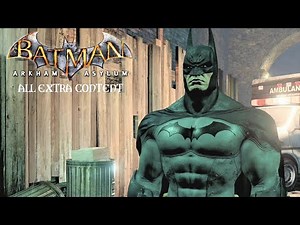 Batman Return to Arkham Asylum - All Extra Challenges (4K 60FPS)