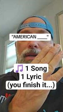 🎵 1 Song1 Lyric (you finish it...) #genx #lyrics #american