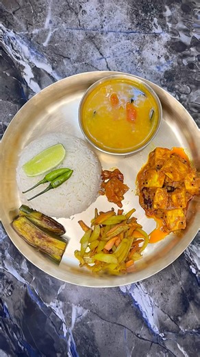 Assamese Thali | Paneer Masala | অসমীয়া থালী | #assamesethali #assamesecuisine #shorts #youtube