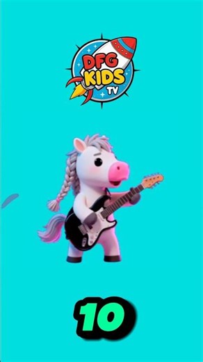 Count to 10 (I CAN DO IT) 🔢 Kids Learning Song 🚀‪@DFGKIDSTV‬