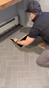 What about this inside and outside metal edge trim for waste line ? #floor #herringbone #diy #hardwork #craft #tile #master | Jose Cabral