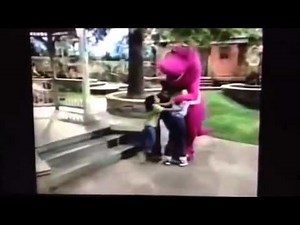 Barney comes to life (Barney Boom, Boom, Ain't It Great to Be Crazy? (2000 Version))