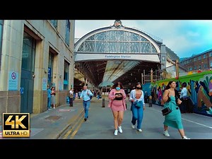 London Walk | 4K | Paddington Station To Little Venice Canal