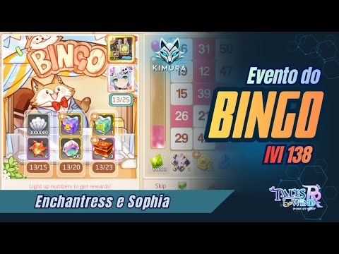 Evento do BINGO ( LvL 138) - xForms de R10 / Tales of Wind:RR