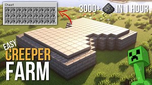 简易苦力怕农场 每小时1500＋火药！【Minecraft】