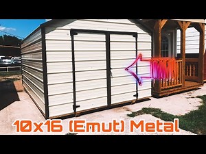 10x16 (EMUT) Metal Trell Portable Buildings (Derksen)
