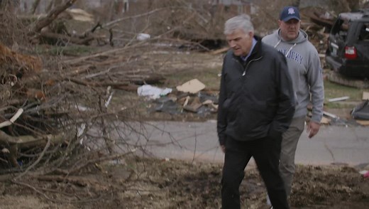 I told the people of Mayfield, KY, yesterday that Jesus Himself went through a storm. And the Bible says that He rebuked the wind and the waves. When you’re in the boat with the Lord Jesus Christ, His boat doesn’t sink. And my question to you tonight: Are you in His boat? If you’ve never put your faith and trust in Him, you can do that today. And when this life is finished, His boat takes you right through to the next life, into His presence. What better time than Christmas than to receive His g