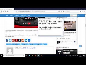Fiat Radio Code Generator Can Calculate Any Fiat Locked Car Radio Code