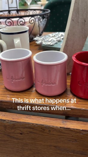 Same item. Same store. Different prices. Thrift store math. #vintagehunting #vintagepricing #thriftingreality #resellertips #vintagesellers