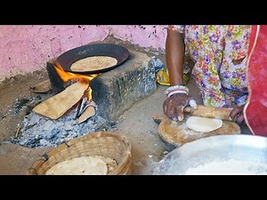 Indian Village Food Cooking.Roti,Chapati | Rajasthani Village Life | Rajastani people