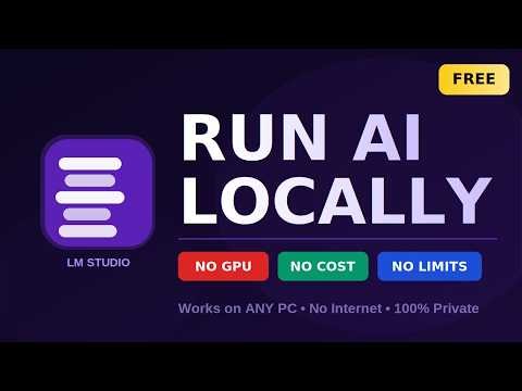 LM Studio Local LLM — Run AI Locally (NO GPU, NO Cost, NO Limits)