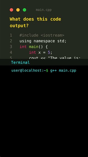 C++ Tutorial: Variables and Output 🤔 💥 #viral #programming #c++tutorial