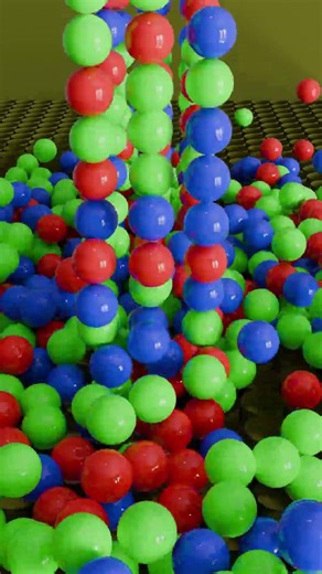 Artifical ball simulation Satisfying 3D Animations & Loops | 3D Satisfy Lab Official