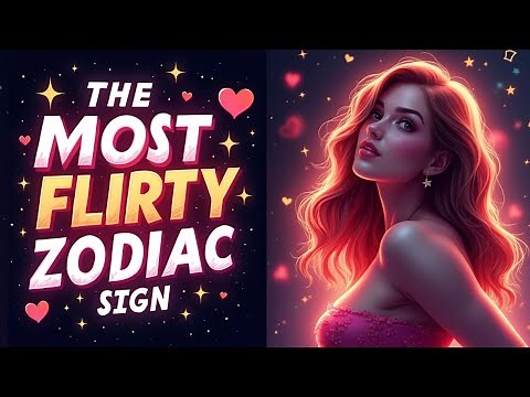 The Most Flirty Zodiac Sign ❤️ (She Can Get Any Man!)