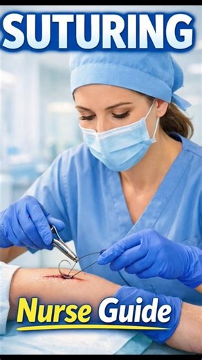 Suturing Step by Step | Nurse Guide #medicosaheli #shorts#medicaleducation