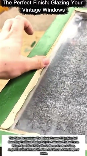 The Perfect Finish: Glazing Your Vintage Windows