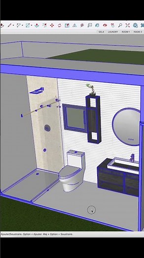 Insert a photo as a texture on SketchUp #sketchupfr #tutosketchup #sketchupdebutant