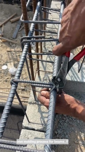 iron molding process for beams..!!