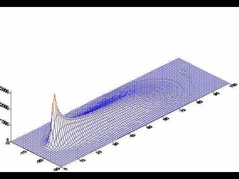 3D Representation of Concentration Profile of 2D Pollution Transport in Case of Continous Injection