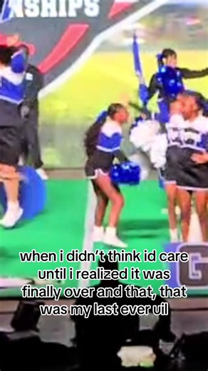 really competed my last hs comp #fyp #cheerleader #uilstatechampionship #viralvideo #relatable