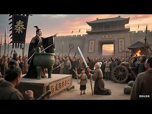 蕞城即将沦陷，秦王政霸氣演講與秦民共存亡，百姓紛紛拿下武器保衛咸陽城！