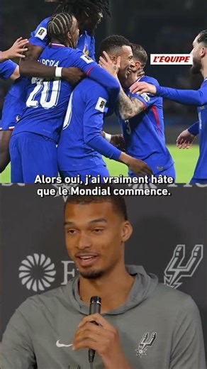 🏆 "We are the favorites for the 2026 World Cup" Victor Wembanyama on the French national team