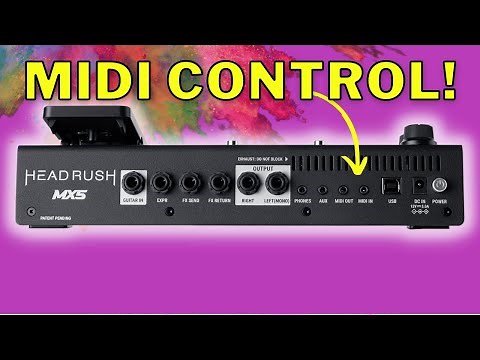 Using the HeadRush MX 5 with the Hotone Ampero MIDI Controller