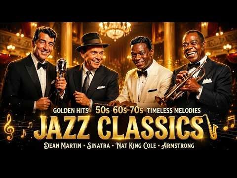 Nat King Cole, Frank Sinatra, Ray Charles, Louis Armstrong 🎷Vintage Jazz Memories 50s - 60s