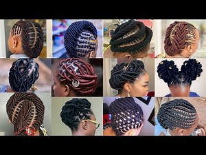 African Threading Hairstyles|Kiko Braids Hairstyles with Brazilian wool &Thread|How To Do Kiko style