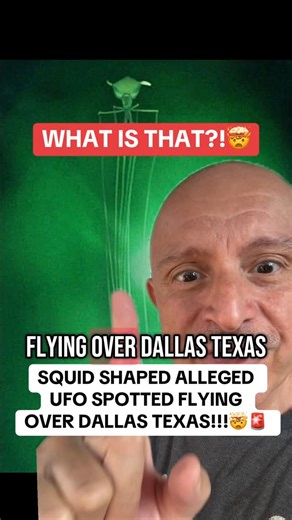thejoed69 on Instagram: "A gigantic squid like UFO was spotted in the skies of Dallas Texas!!! 🤯🚨 #texas #ufo #fyp #foryou #viral #alien #thoughts"