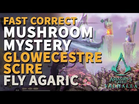 Glowecestrescire Hallucination Challenge Mushroom Mystery Assassin's Creed Valhalla Fly Agaric