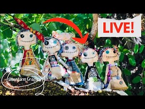 Snowstorm Crafts is live! Junky Grungy Grammy Doll Sew Along! Easiest way to sew a doll together