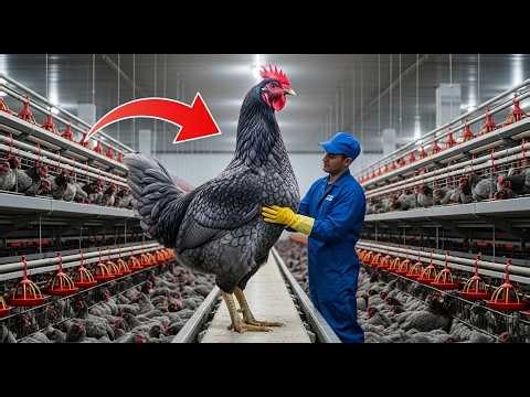 Can You Imagine This Hidden Blue Andalusian Chicken Farming Industry Generate Billion Dollar