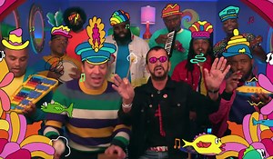 Watch Ringo Starr Perform 'Yellow Submarine' With Classroom Instruments on 'Fallon'
