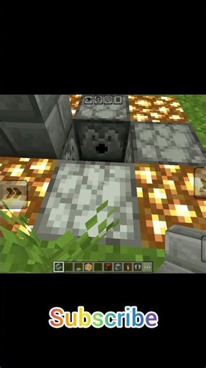 #minecraft buld small trampoline #shorts