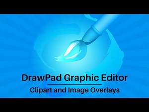 How to Add an Overlay Image or Clipart | DrawPad Graphic Editor Tutorial
