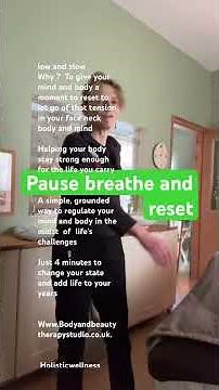 Pause breathe and reset massage yoga