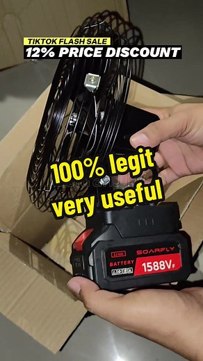 Mini Electric Fan Portable with Lithium Battery | Rechargeable Cordless Fan